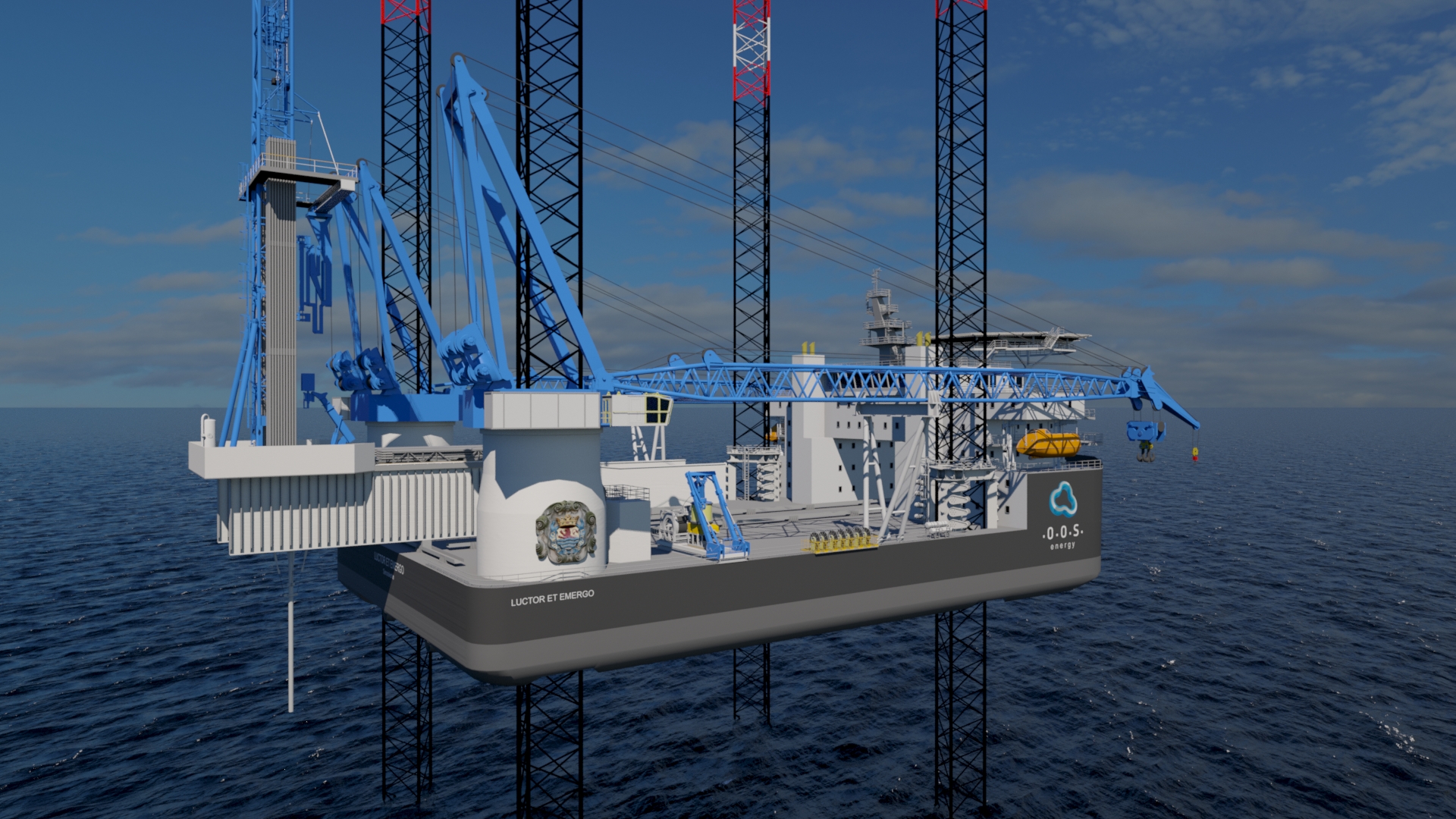 Multi-activity vessel design for well intervention, P&A and Decom